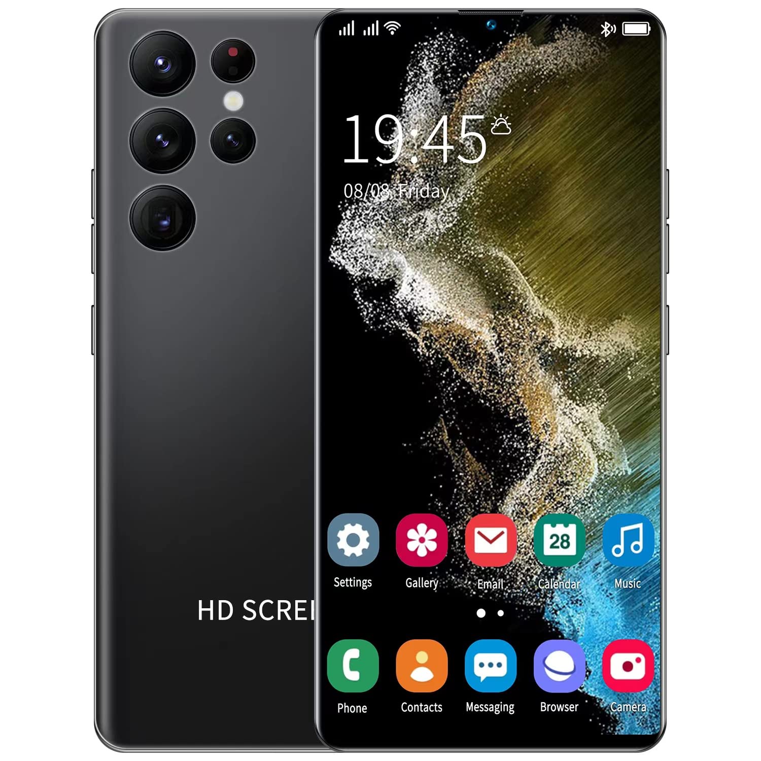 LANSXXY 6.7Inch Unlocked Cell Phone Android Phones 2GB RAM+16GB ROM Waterdrop Full Screen Straight Talk Phone Face ID Dual Sim Boost Mobile Phones Smart Phones Unlocked New for Android10.0