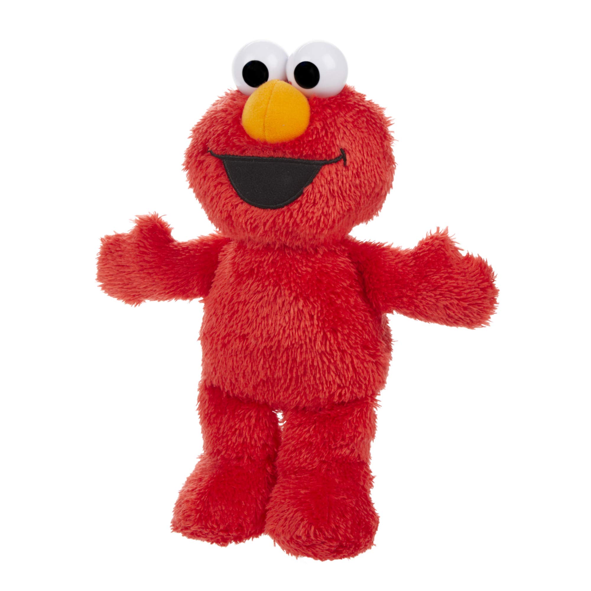 Sesame Street Little Laughs Tickle Me Elmo, Talking, Laughing 10-Inch Plush Toy for Toddlers, Kids 12 Months & Up , Red
