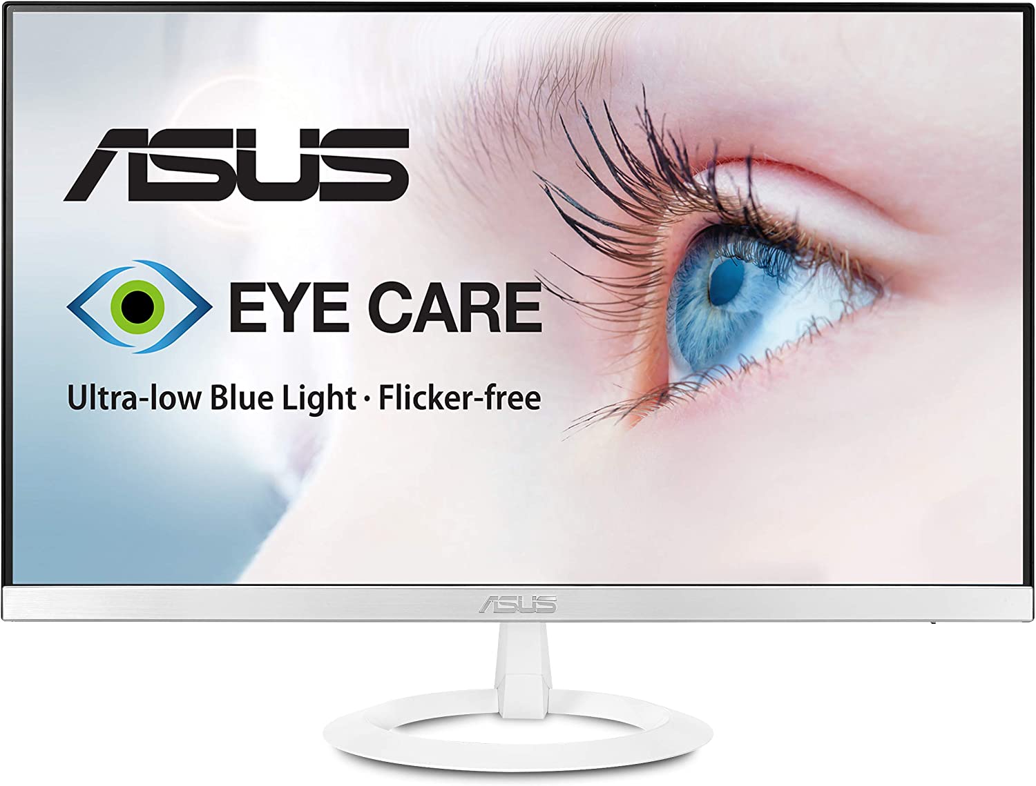         ASUS VZ239H-W 23” Full HD 1080p IPS HDMI VGA Eye Care Monitor (White)       