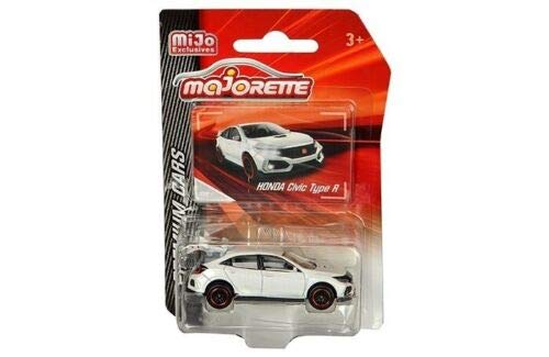 DIECAST MAJORETTE 1:64 Premium Cars - Civic Type R (White) - MIJO Exclusives 3052MJ9 by MAJORETTE