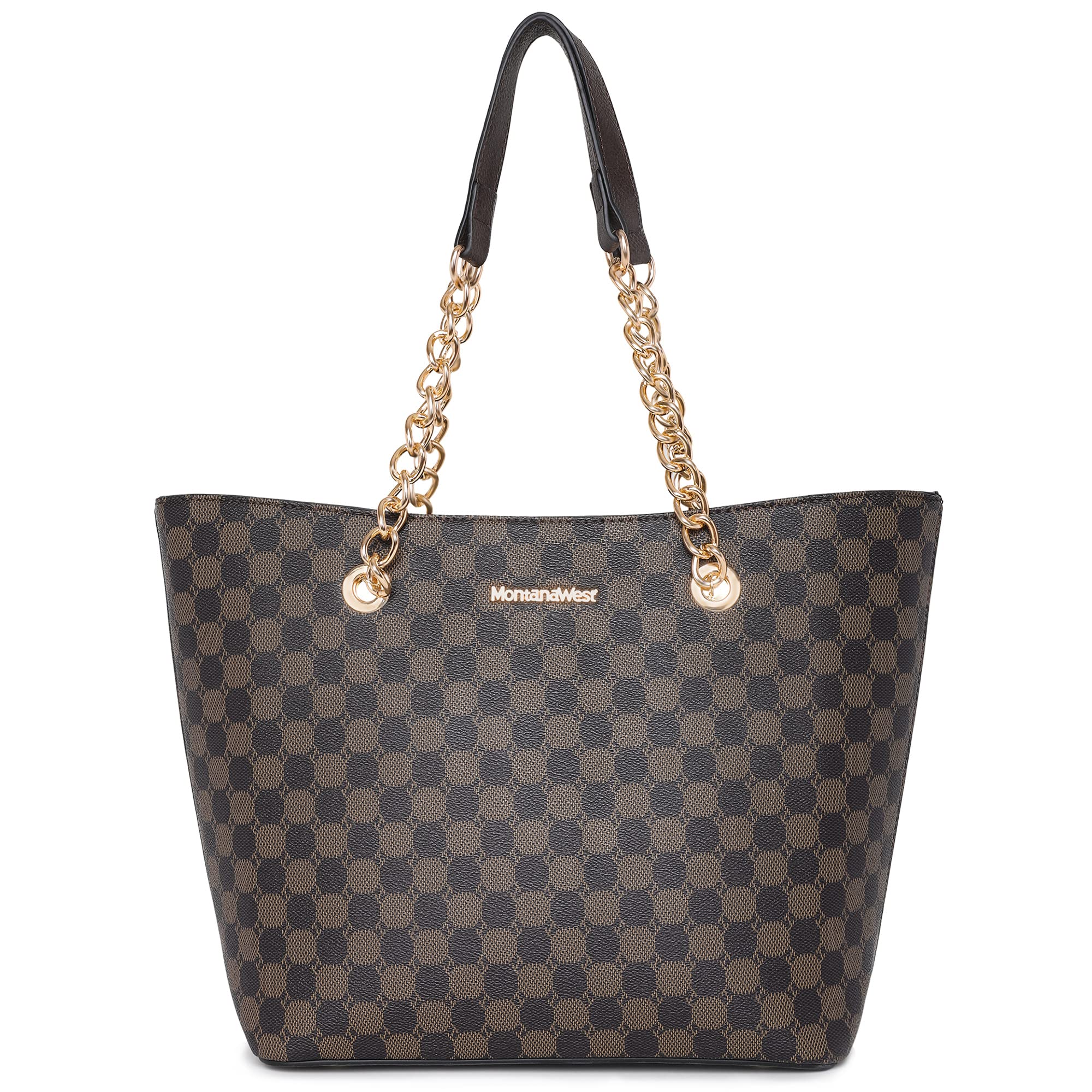 Handbags for Women Chain Shoulder Vegan Leather Tote Bag Top Handle Handbag