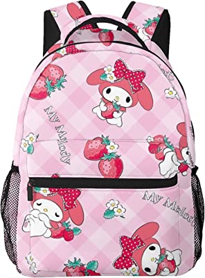 Cartoon Cat Backpack Large Capacity Daypack Lightweight Travel Laptop Bag for Women Girl