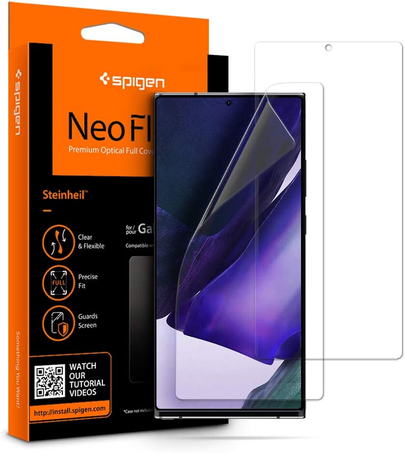         Spigen NeoFlex Screen Protector Designed for Samsung Galaxy Note 20 Ultra [2 Pack] - Case Friendly       