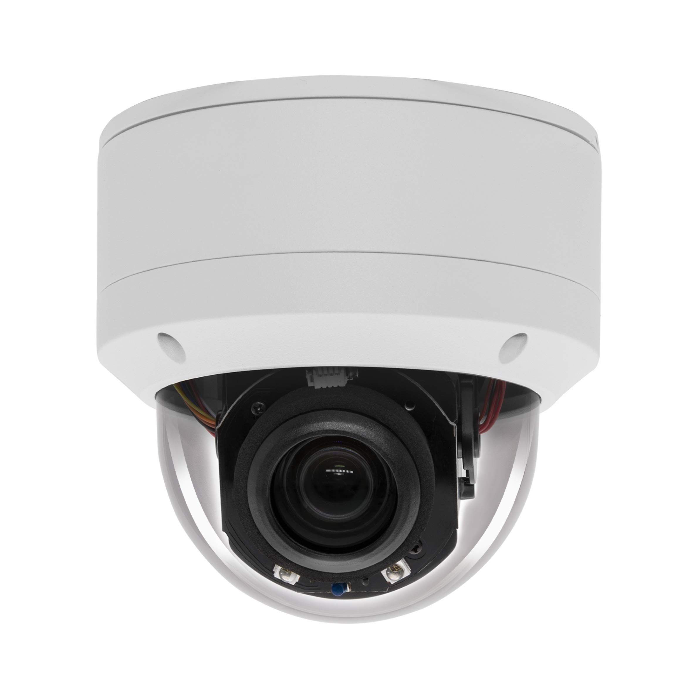 IP Security 5.0MP H.265 POE PTZ Dome Camera, Hikvision Compatible 5X Optical Zoom, Indoor/Outdoor Network Camera with Audio, Pan 355° Tilt 90°,Waterproof IP66 98ft Night Vision, Motion Detection