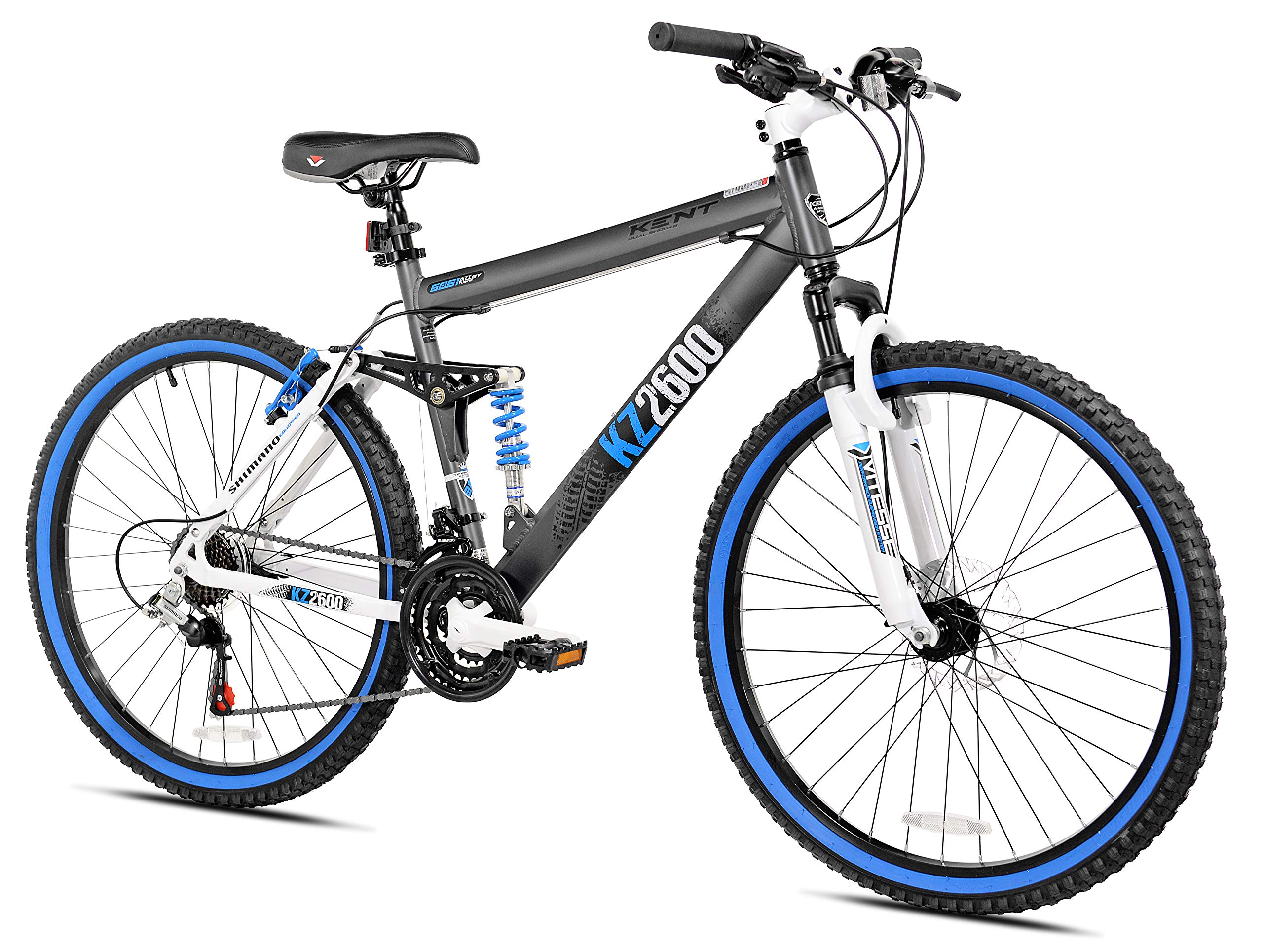 Kent KZ2600 Dual-Suspension Mountain Bike, 26-Inch