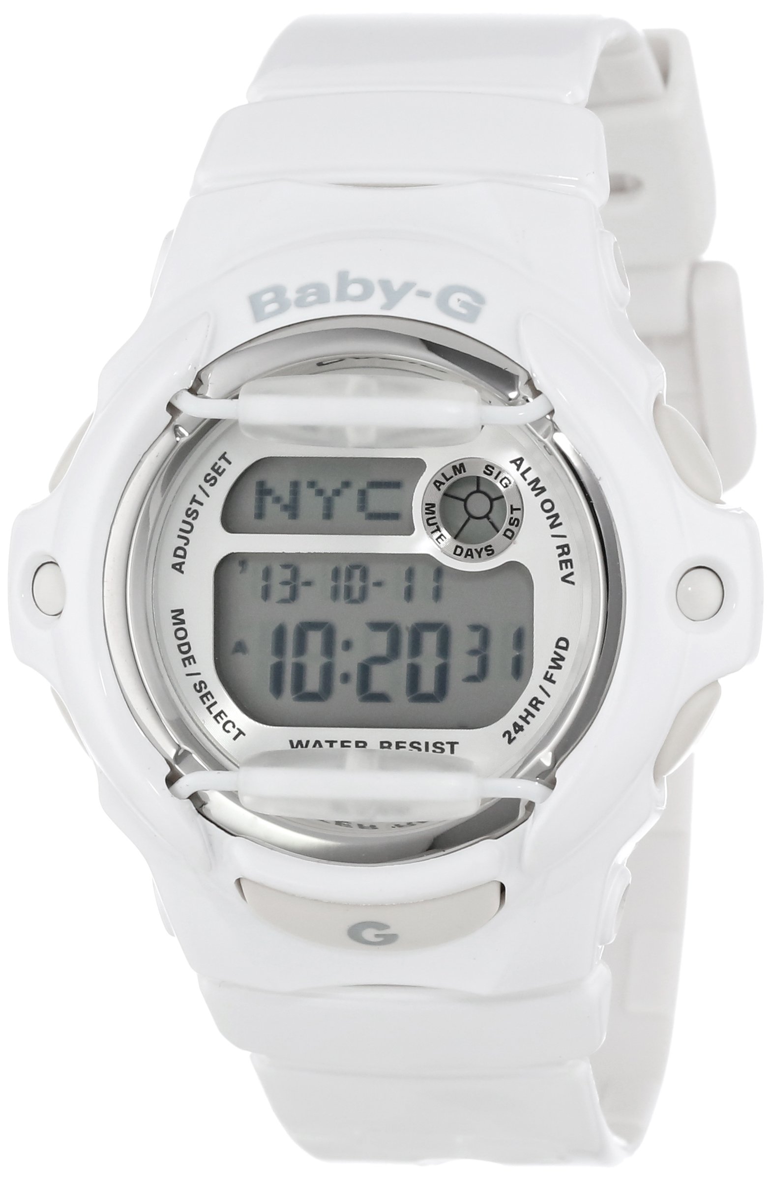 Women's BG169R-7A "Baby-G" White Resin Sport Watch