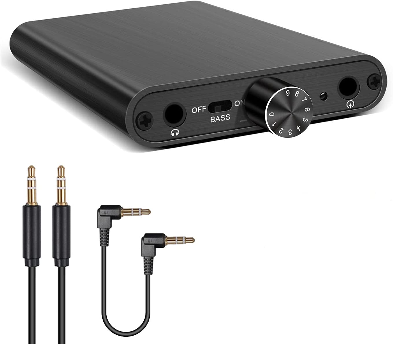         LVY Hi-Fi Headphone Amplifier AA012 Portable Headphone Amp 3.5mm Stereo Audio Input, with USB Out 3000mAh(3v), Compatible Phone, MP3, MP4, Computer, etc.       