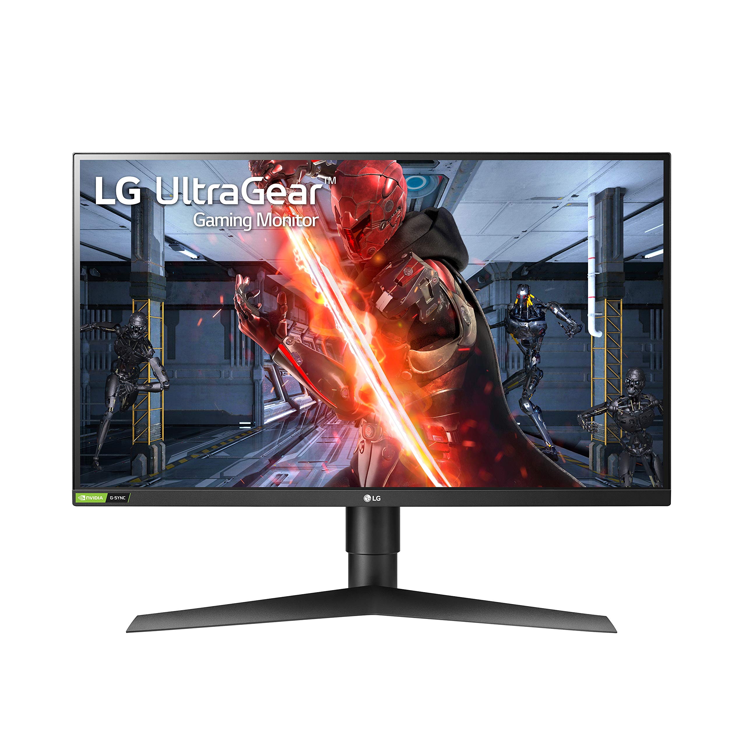 LG 27GN750-B UltraGear Gaming Monitor 27” FHD (1920x1080) IPS Display, 1ms Response, 240HZ Refresh Rate, G-SYNC Compatibility, 3-Side Virtually Borderless Design, Tilt, Height, Pivot Stand - Black