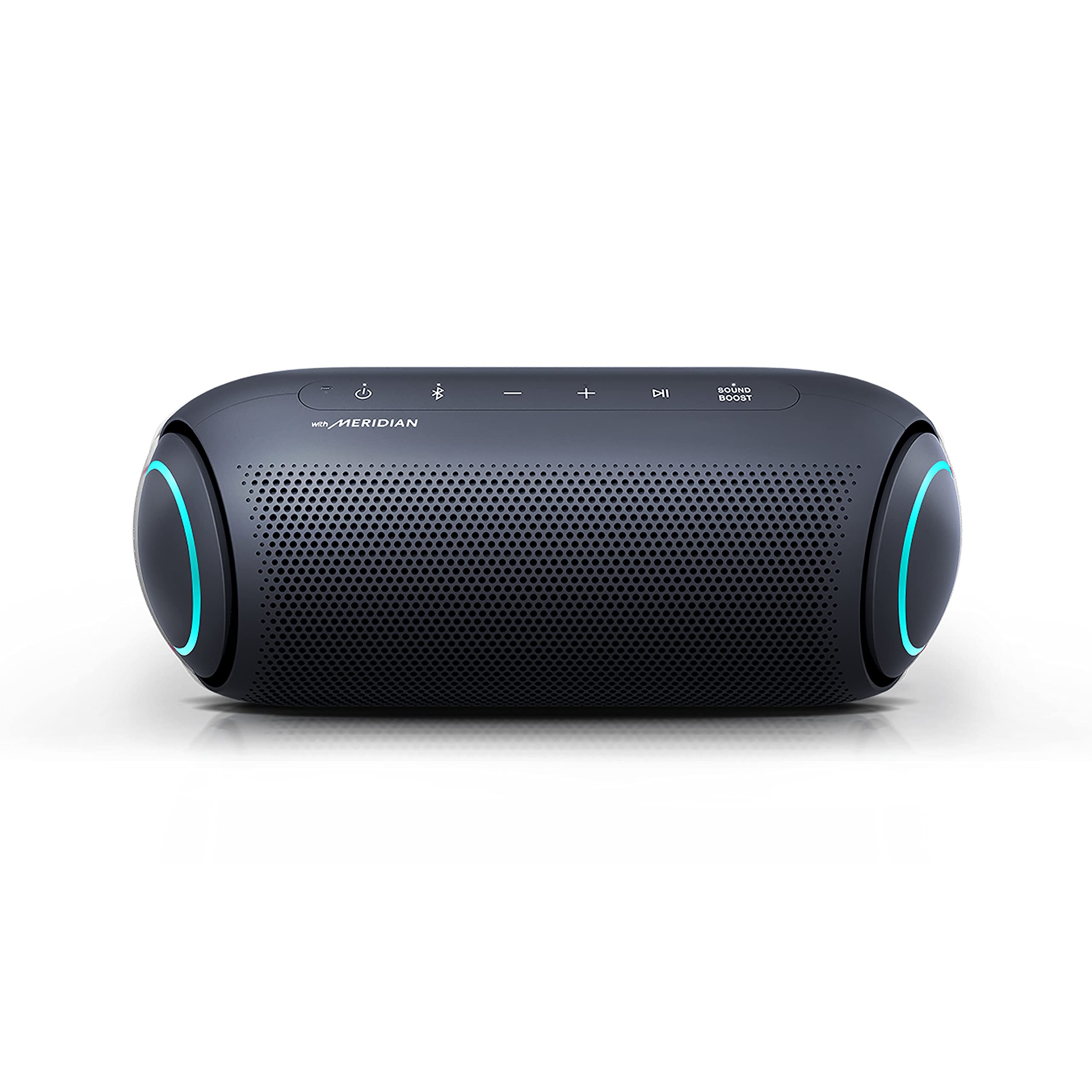 LG XBOOM Go Portable Bluetooth Speaker PL7 - LED Lighting and up to 24-Hour Battery, Black