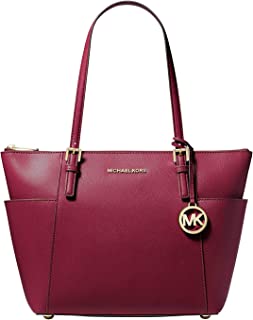 MICHAEL Michael Kors Jet Set Item East West Top-Zip Tote Berry One Size