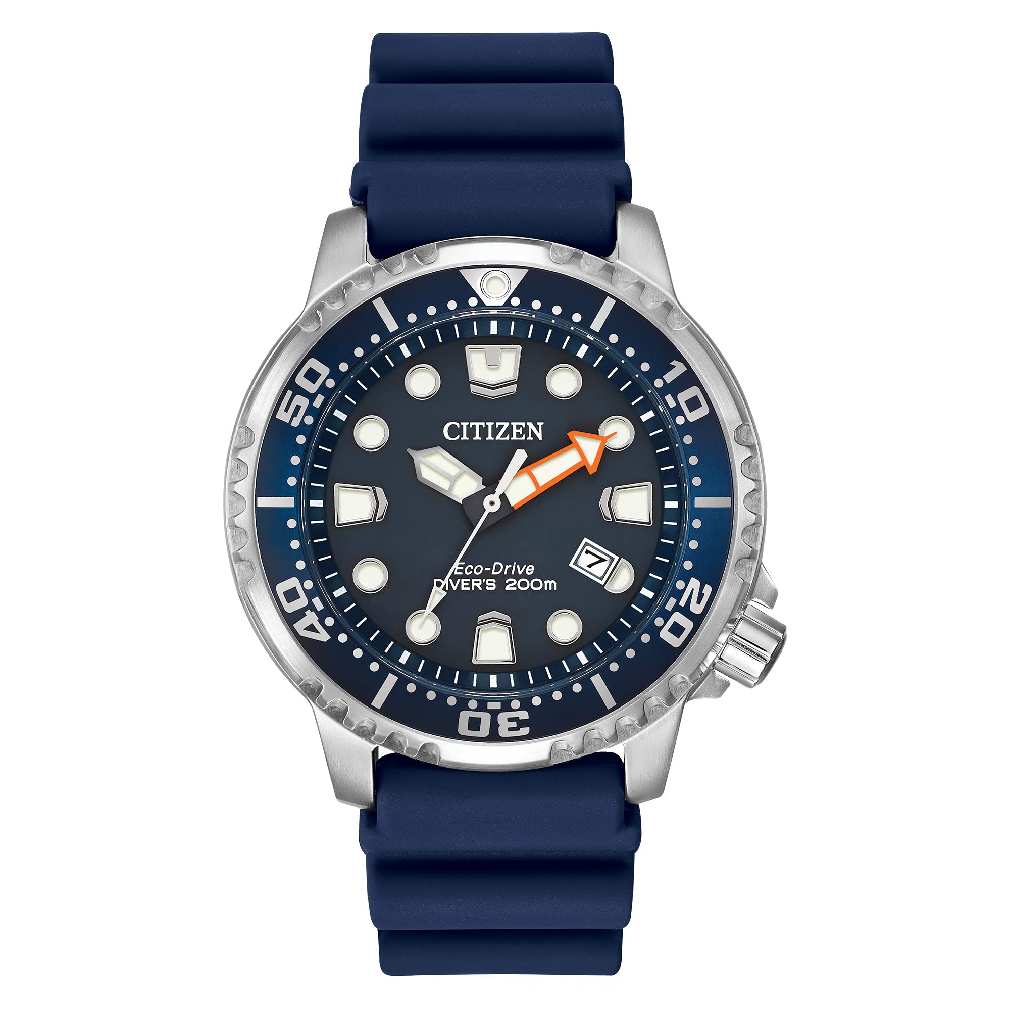 Men's Eco-Drive Promaster Diver Watch with Polyurethane Strap and Rotating Bezel