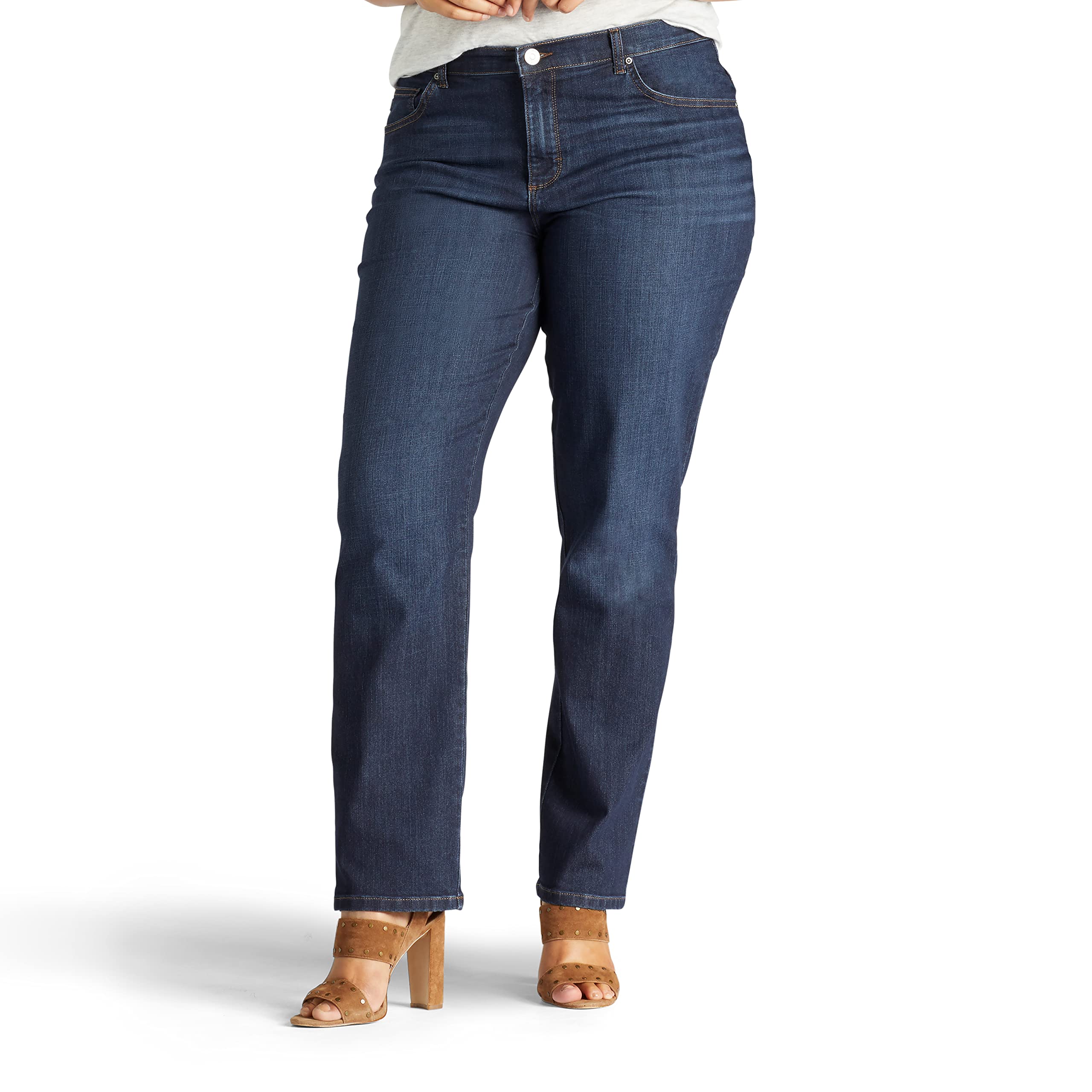 Women's Plus Size Relaxed Fit Straight Leg Jean