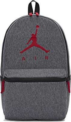 Air Jordan Jumpman Backpack (One Size, Carbon Heather/Gym Red)