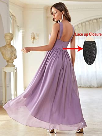          High Low Halter Bridesmaid Dresses for Wedding with Pockets Ruffle Pleated Formal Dresses for Women        