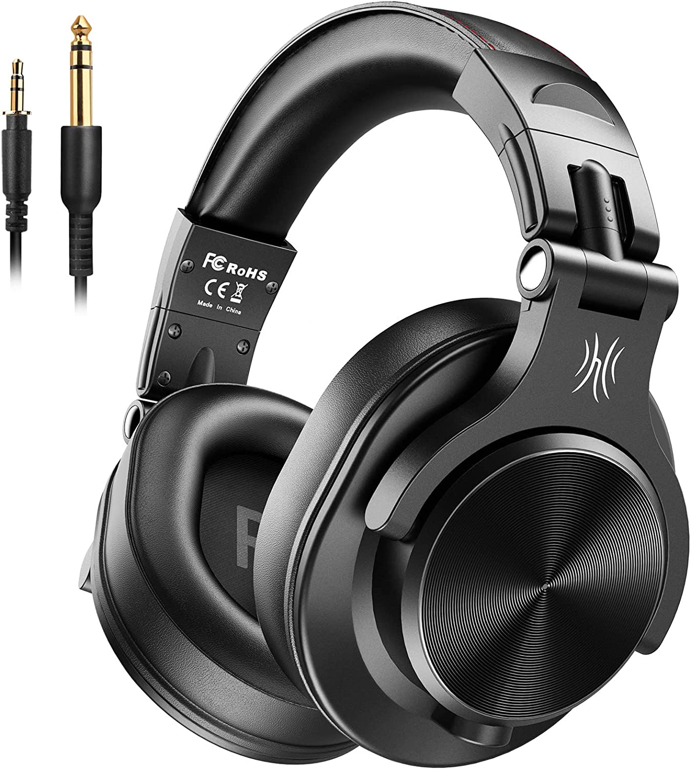         OneOdio A70 Bluetooth Over Ear Headphones, Wireless Headphones w/ 72H Playtime, Hi-Res, 3.5mm/6.35mm Wired Audio Jack for Studio Monitor &amp; Mixing DJ Guitar AMP, Computer Laptop PC Tablet -