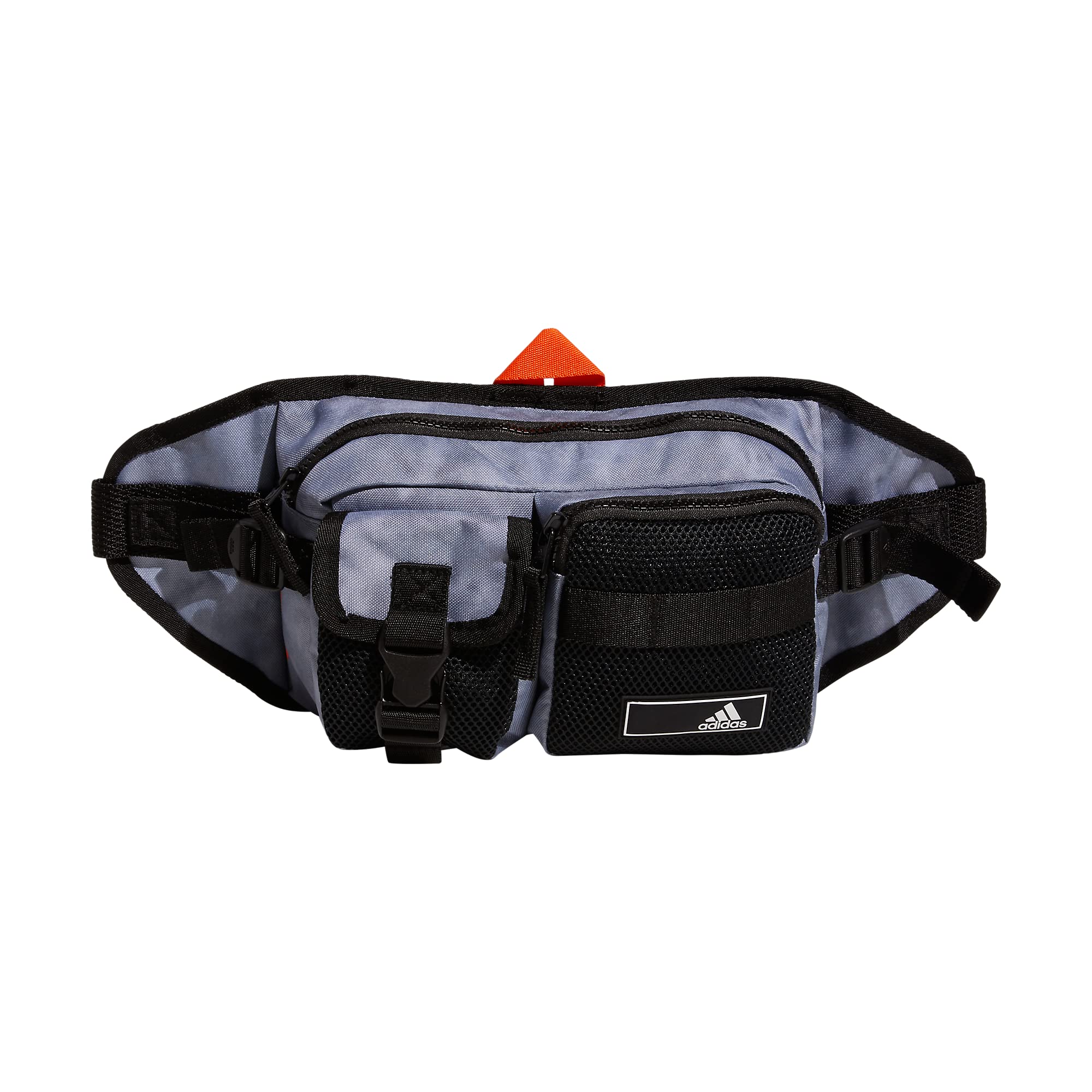 Amplifier 2 Crossbody Bag, Stone Wash Grey/Black/Semi Impact Orange, One Size