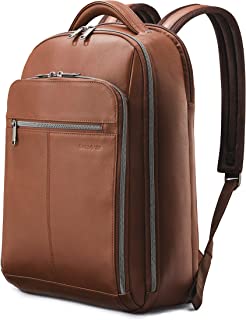 Classic Leather Backpack, Cognac, One Size
