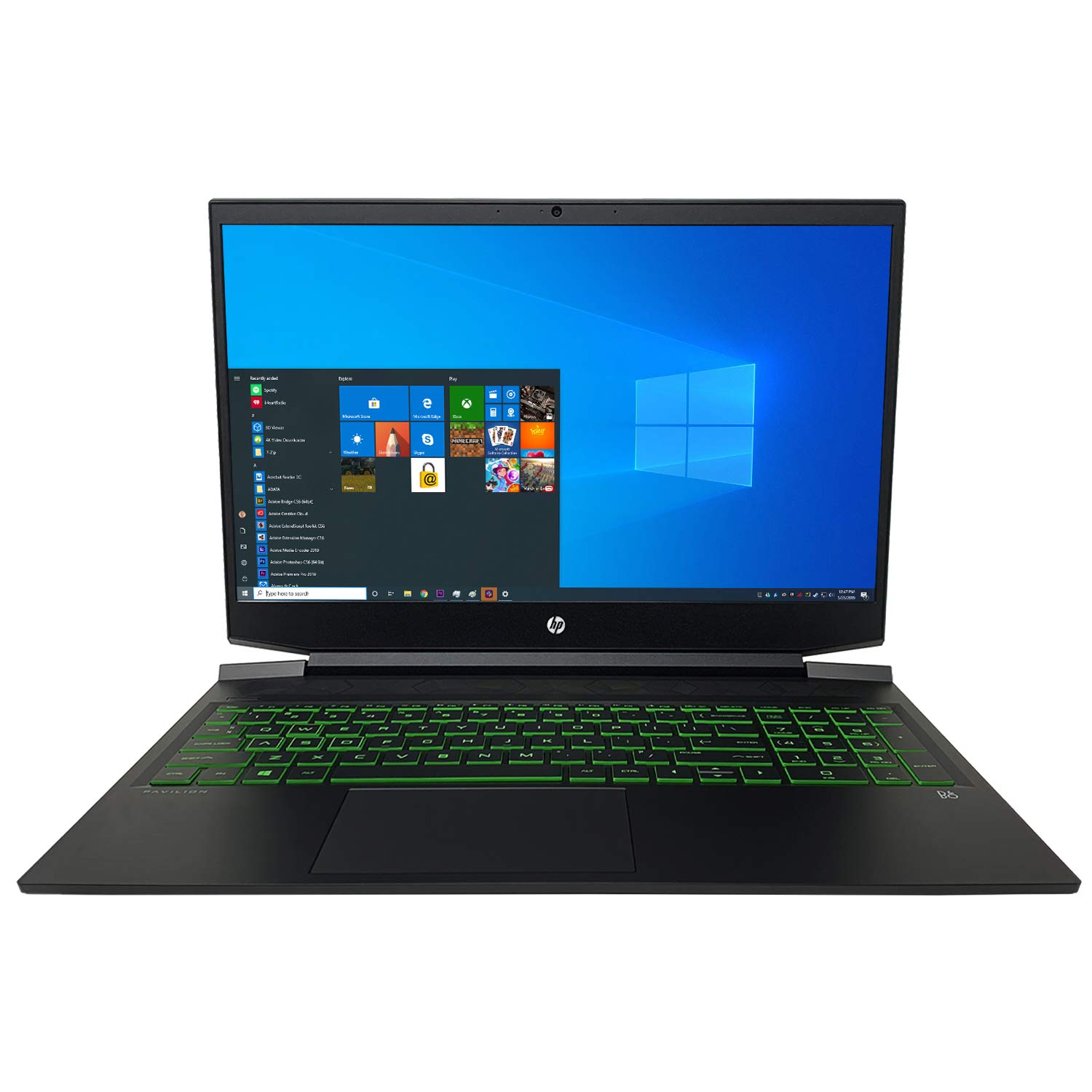 HP Pavilion 16.1" Full HD (1920x1080) Gaming Laptop - 10th Gen Intel Core i7-10750H 6-Core up to 5.00 GHz CPU, 32GB DDR4 RAM, 2TB Solid State Drive, NVIDIA GeForce GTX 1660Ti Max-Q, Windows 10 Pro