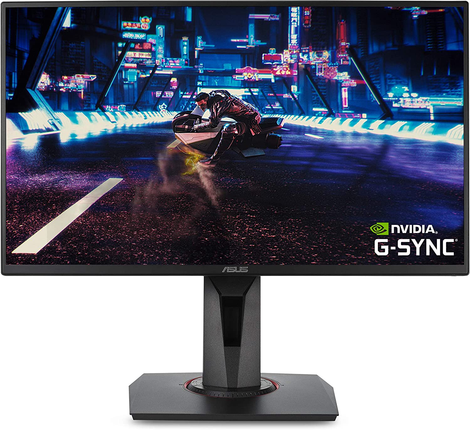         ASUS 24.5" 1080P Gaming Monitor (VG258QR) - Full HD, 165Hz (Supports 144Hz), 0.5ms, Extreme Low Motion Blur, Speaker, Adaptive-Sync, G-SYNC Compatible, VESA Mountable, DisplayPort, HDMI, D