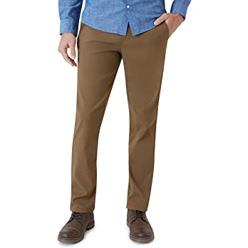          Weatherproof Vintage Men's Regular Fit Excursion Pants - Ultra Stretch Casual Flat Front Chino        