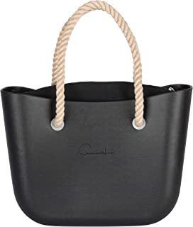 Women's Beach Handbag - Rope Handles - waterproof silicone backpack swim bags book tote speedo bag totes Fashion