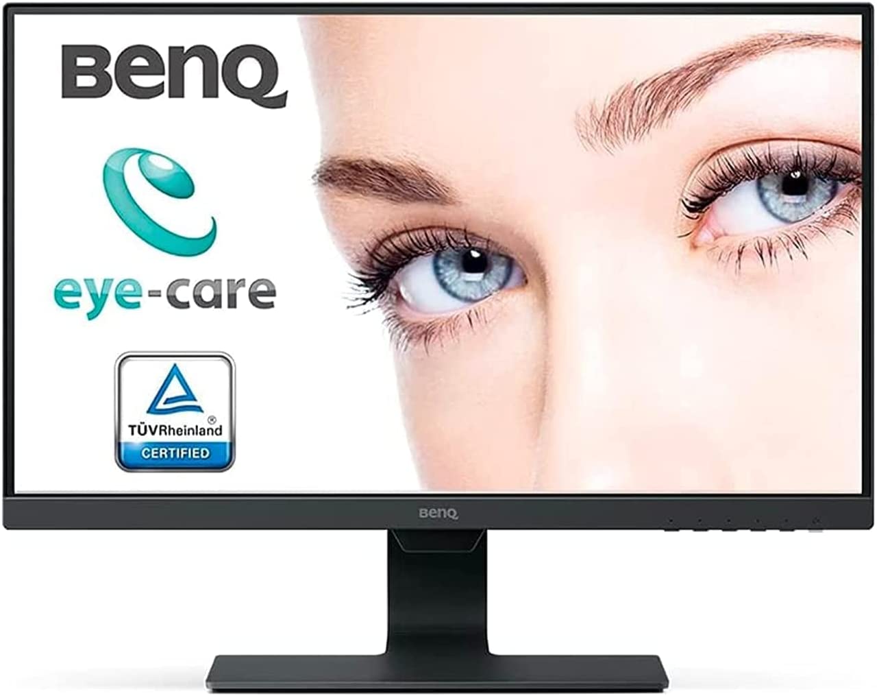         BenQ GW2480 24 Inch IPS 1080P FHD Computer Monitor with Built In Speakers, Proprietary Eye-Care Tech, Adaptive Brightness for Image Quality, Ultra-Slim Bezel and Edge to Edge Display, Black   