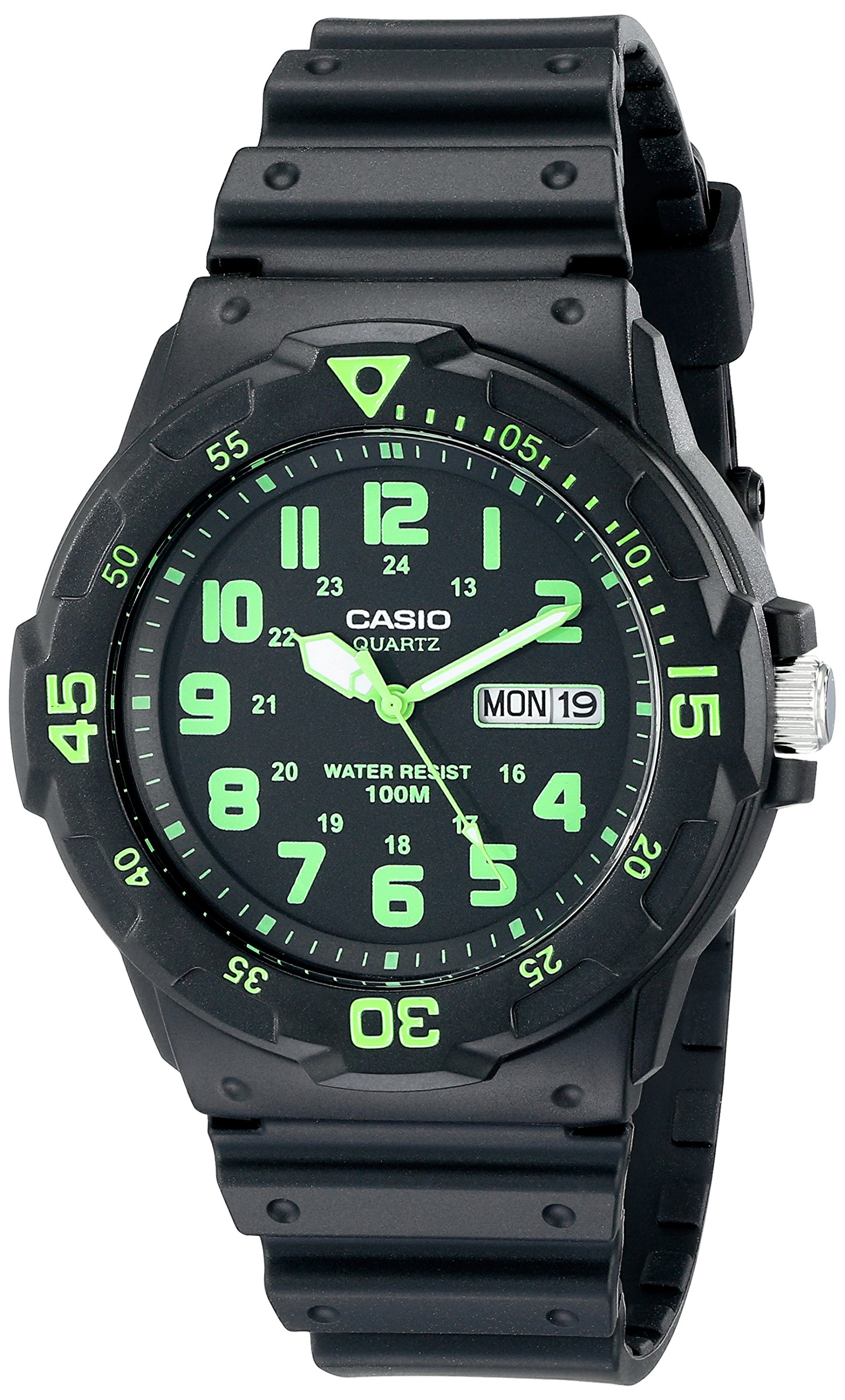 Men's MRW200H-3BV Dive Style Neo-Display Sport Watch