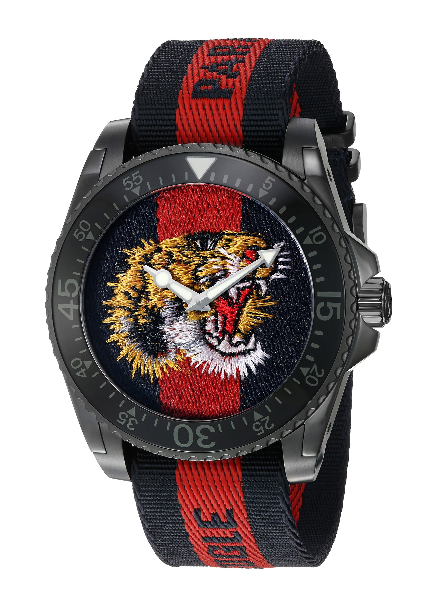 Quartz Stainless Steel and Nylon Casual Two-Tone Men's Watch(Model: YA136215)