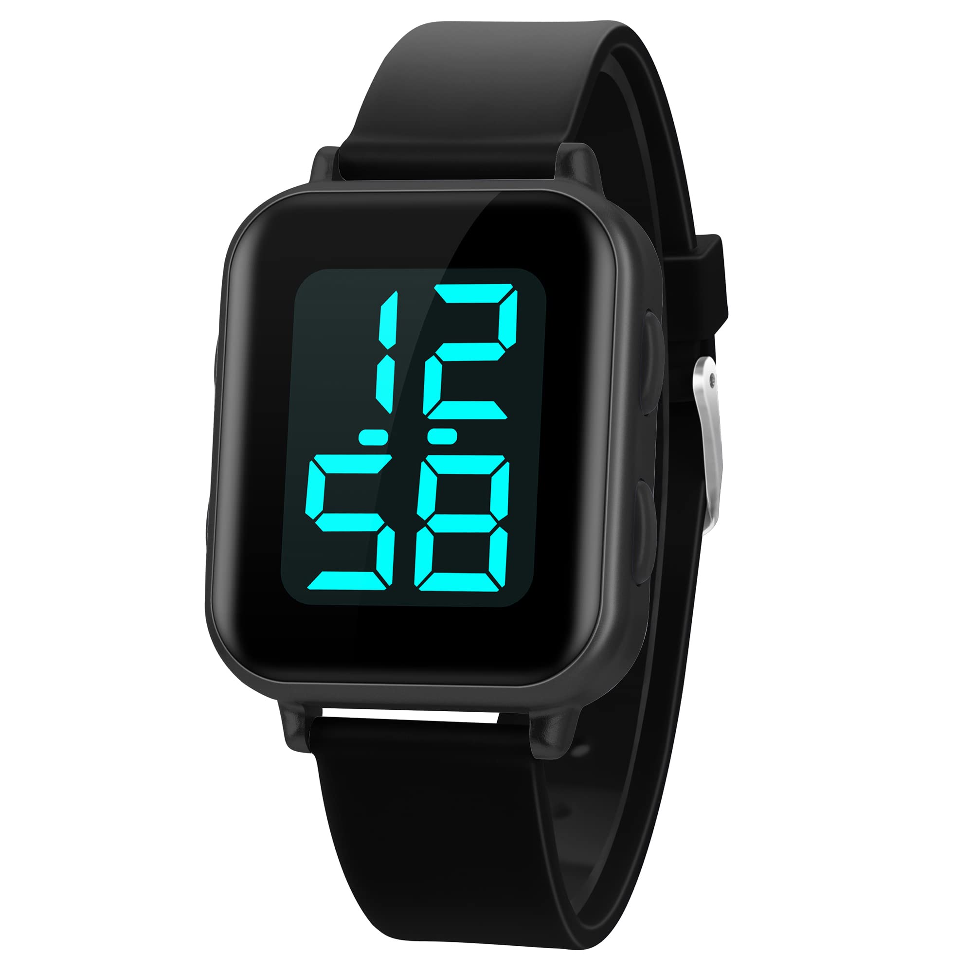 Womens Digital Watch Sport Led Simply Stylish Electronic Digital Wrist Watches for Women Ladies Teens Girls