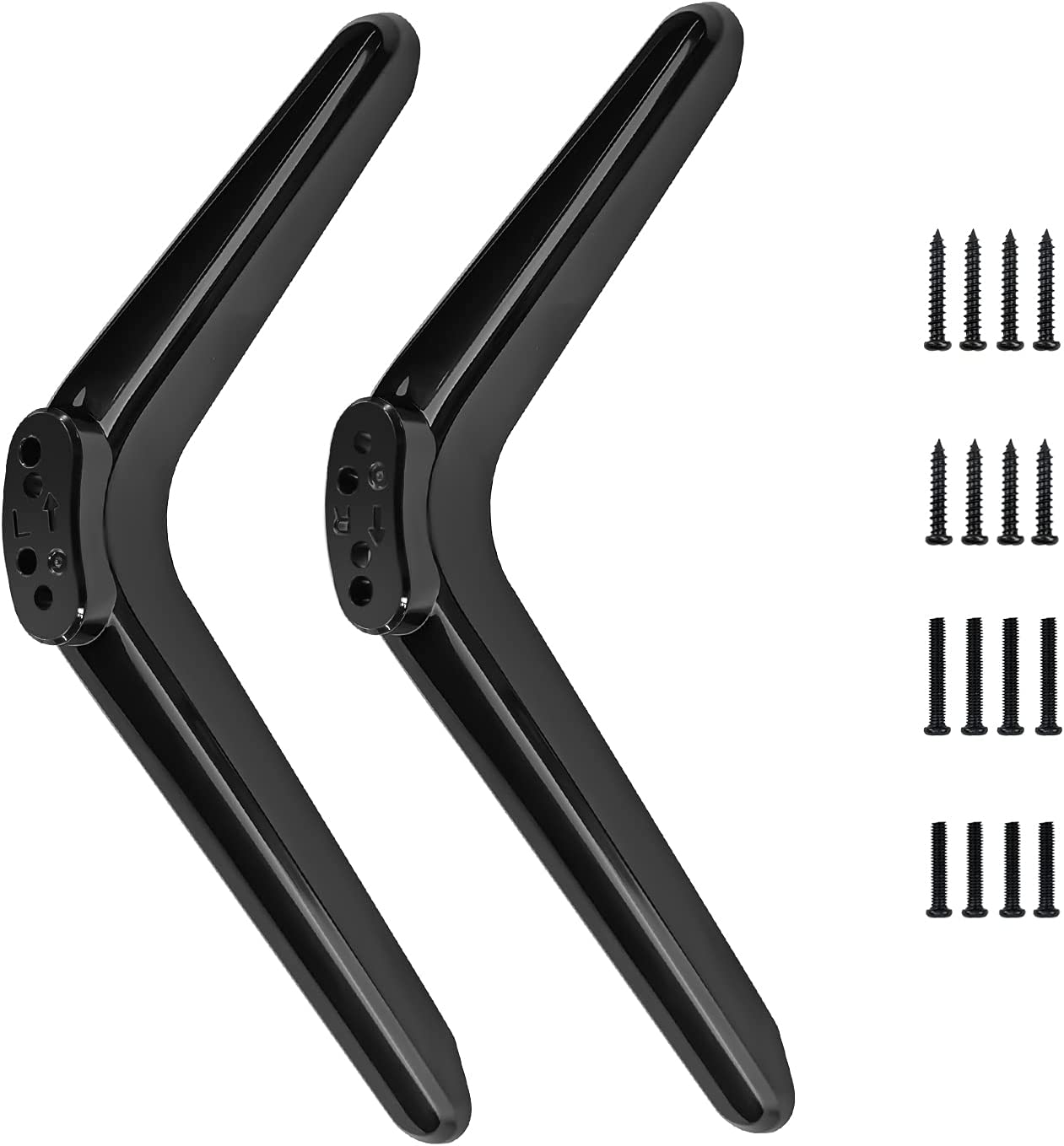         TV Stand Compatible with Samsung 32 inch Class FHD (1080P) Smart LED TV, TV Stand Legs for Samsung TV Stand Base Replacement UN32J5205AF (Black)       