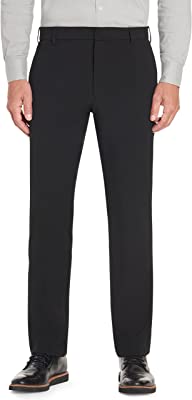 Men's Stain Shield Stretch Slim Fit Flat Front Dress Pant