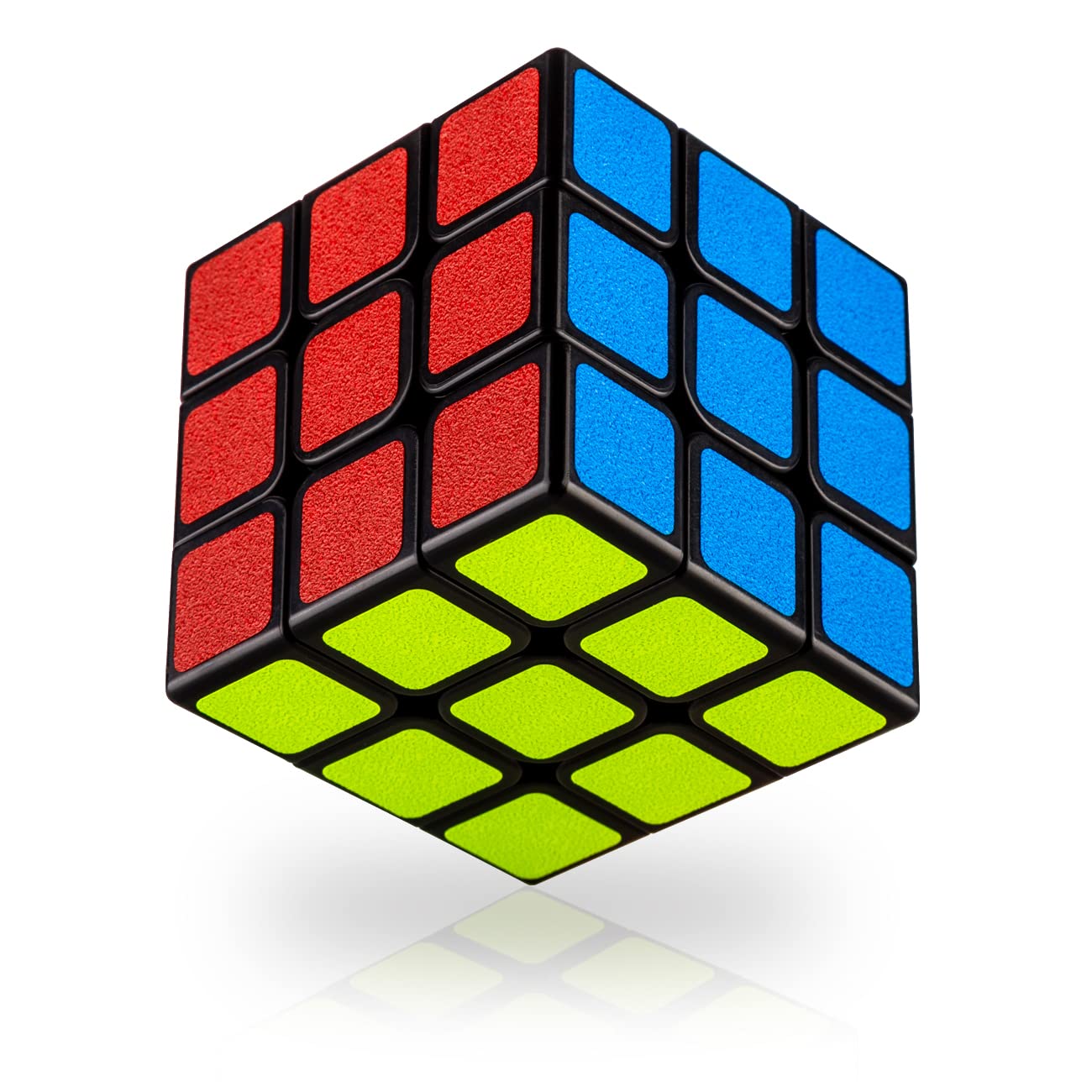 Speed Cube Smooth Turning Magic Cube 3x3x3 Brain Teaser Puzzle Cube Sticker (2.2 inches)