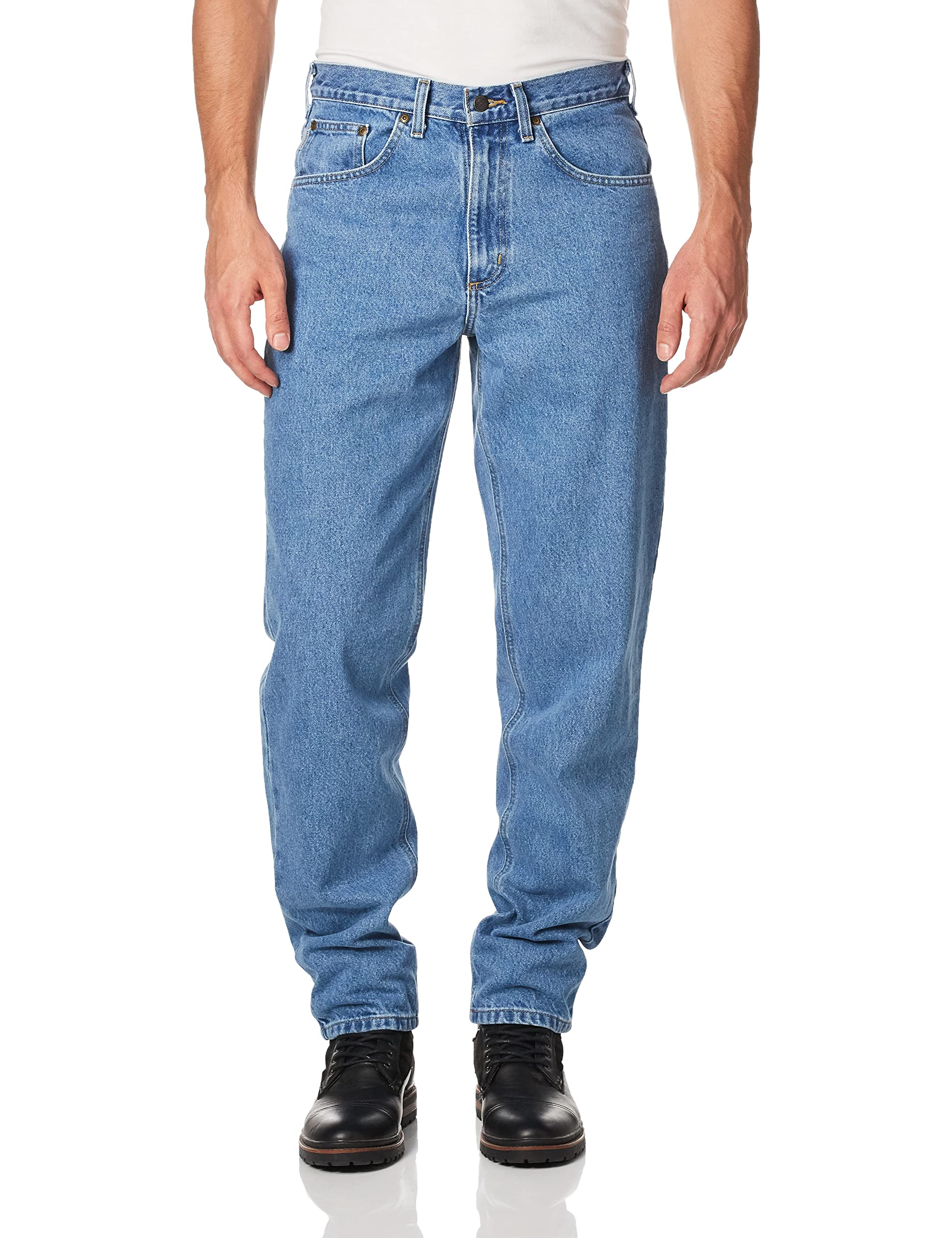 Men's Standard Relaxed Fit Heavyweight 5-Pocket Tapered Jean