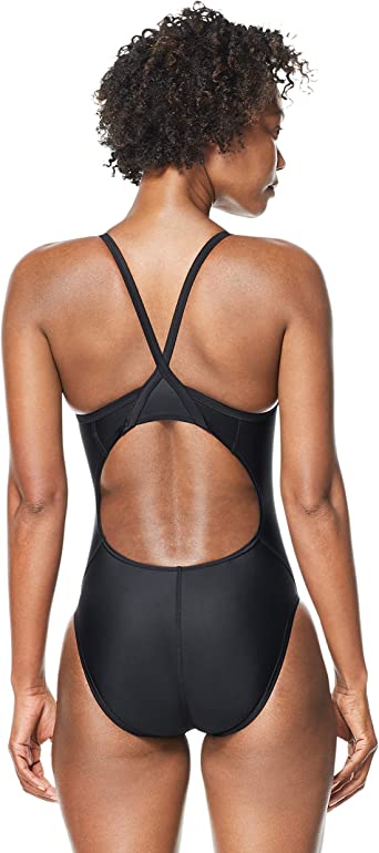          Speedo Women's Swimsuit One Piece Powerflex Flyback Solid Adult Team Colors        