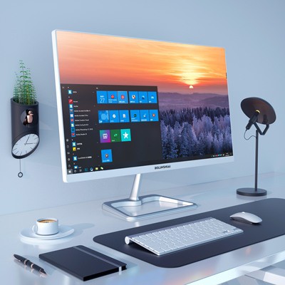 New i7 high-end single-display ultra-thin all-in-one computer eight-core home office game desktop host full set of eating chicken