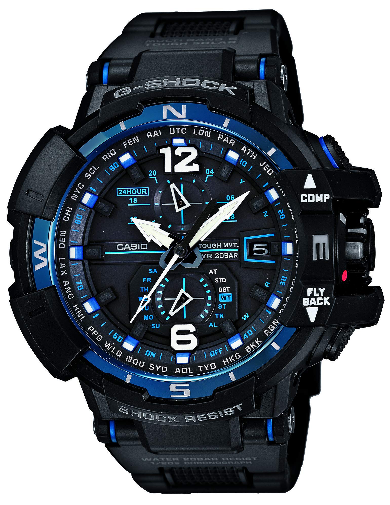 G-SHOCK SKY COCKPIT TOUGH SOLAR MVT MULTIBAND6 GW-A1100FC-1AJF Watch (Japan Import)