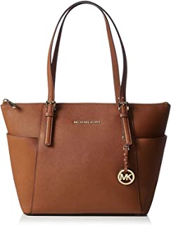 Jet Set Saffiano Top-Zip Tote