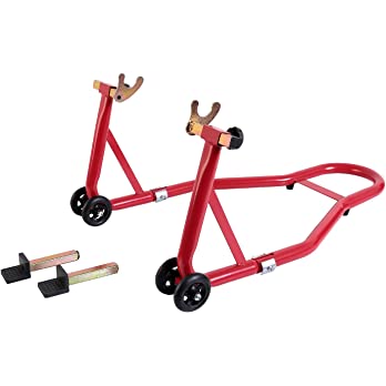          Jack Boss Motorcycle Stand Front and Rear Combo Wheel Lift Stands,500Lbs Capacity,Swingarm Spool Paddock Stands for Sport Bike,Fit for Yamaha Honda Kawasaki        