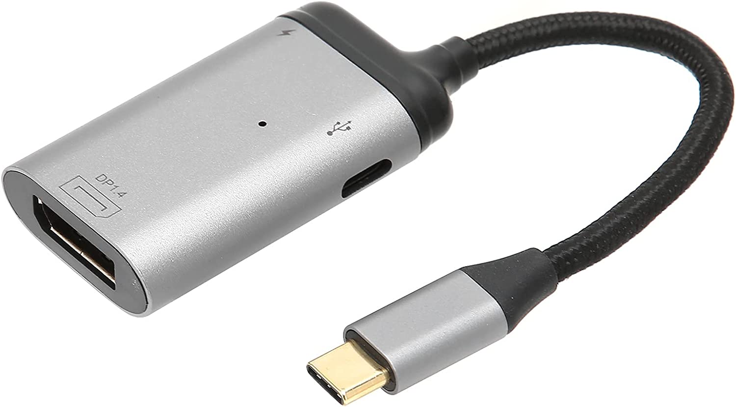         USB C to Mini Displayport Adapter, 100W Portable Type?C to DisplayPort Adapter with Power Delivery,Type?C to DP Adapter for Laptop       