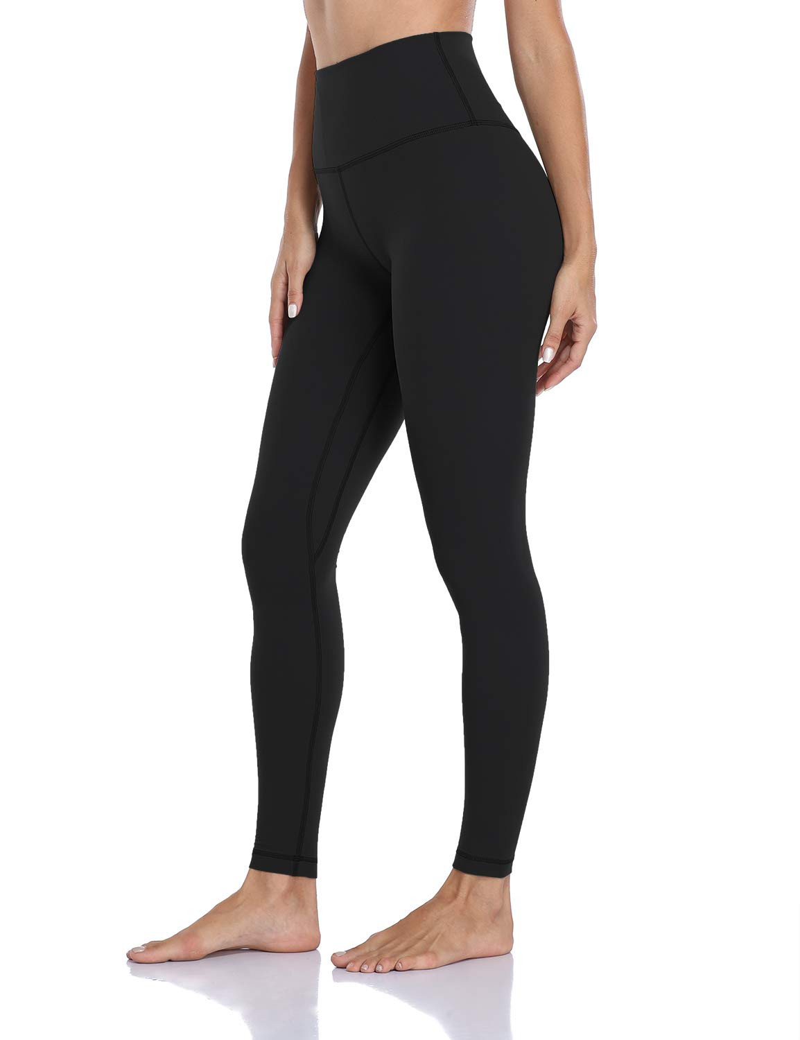 Essential Full Length Yoga Leggings, Women's High Waisted Workout Compression Pants 28''