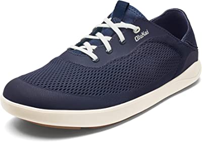Moku Pae Men's Boat Shoes, No Tie Laces & Stretch Construction, Lightweight & Breathable Mesh, Comfort Fit & Wet Grip Rubber Soles