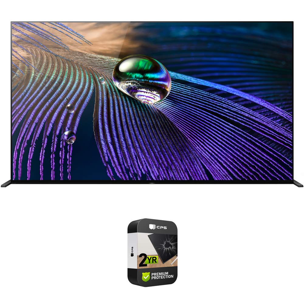 Sony XR65A90J 65-inch OLED 4K HDR Ultra Smart TV Bundle with Premium 2 YR CPS Enhanced Protection Pack