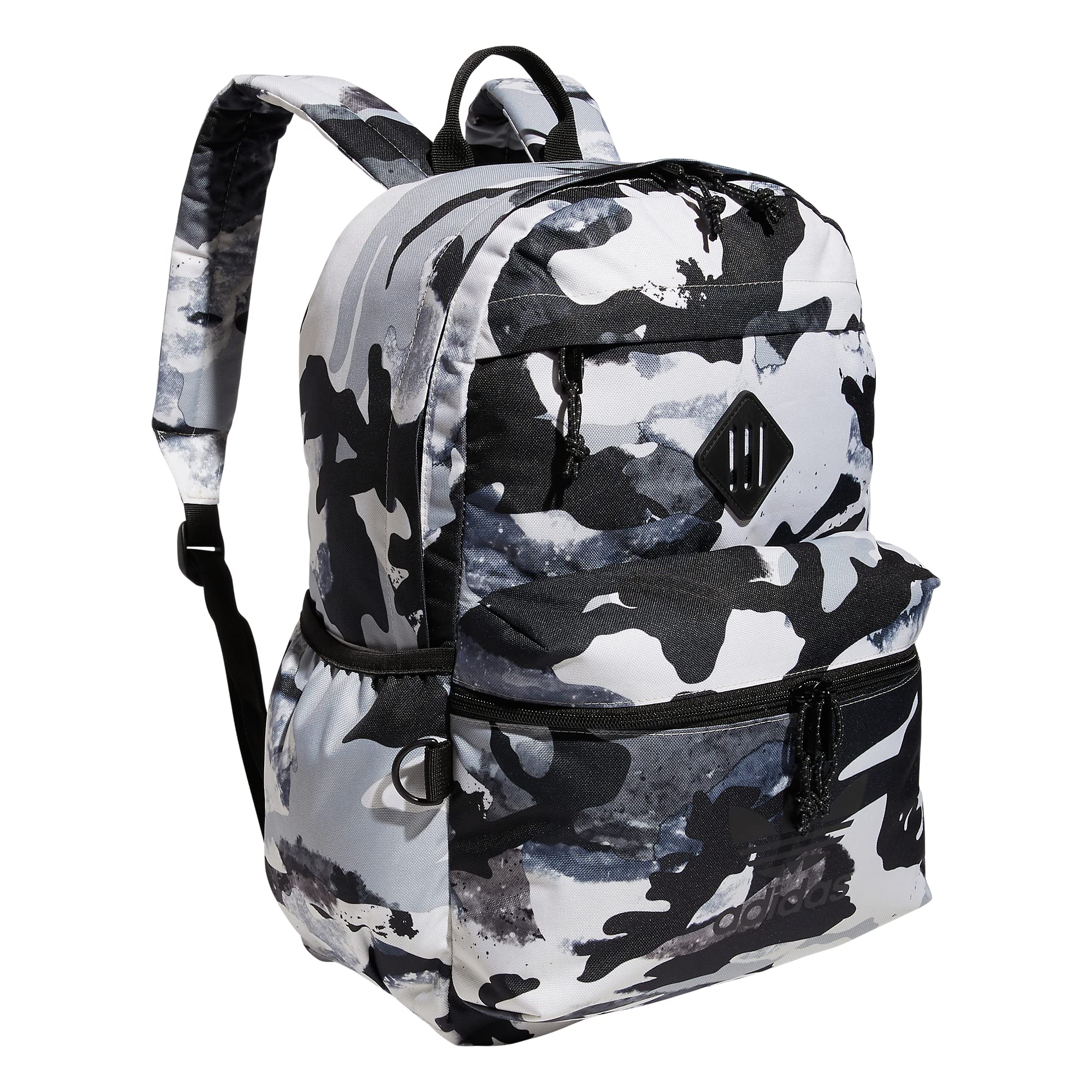 Trefoil 2.0 Backpack, Adi Camo Series Chalk White-Black, One Size