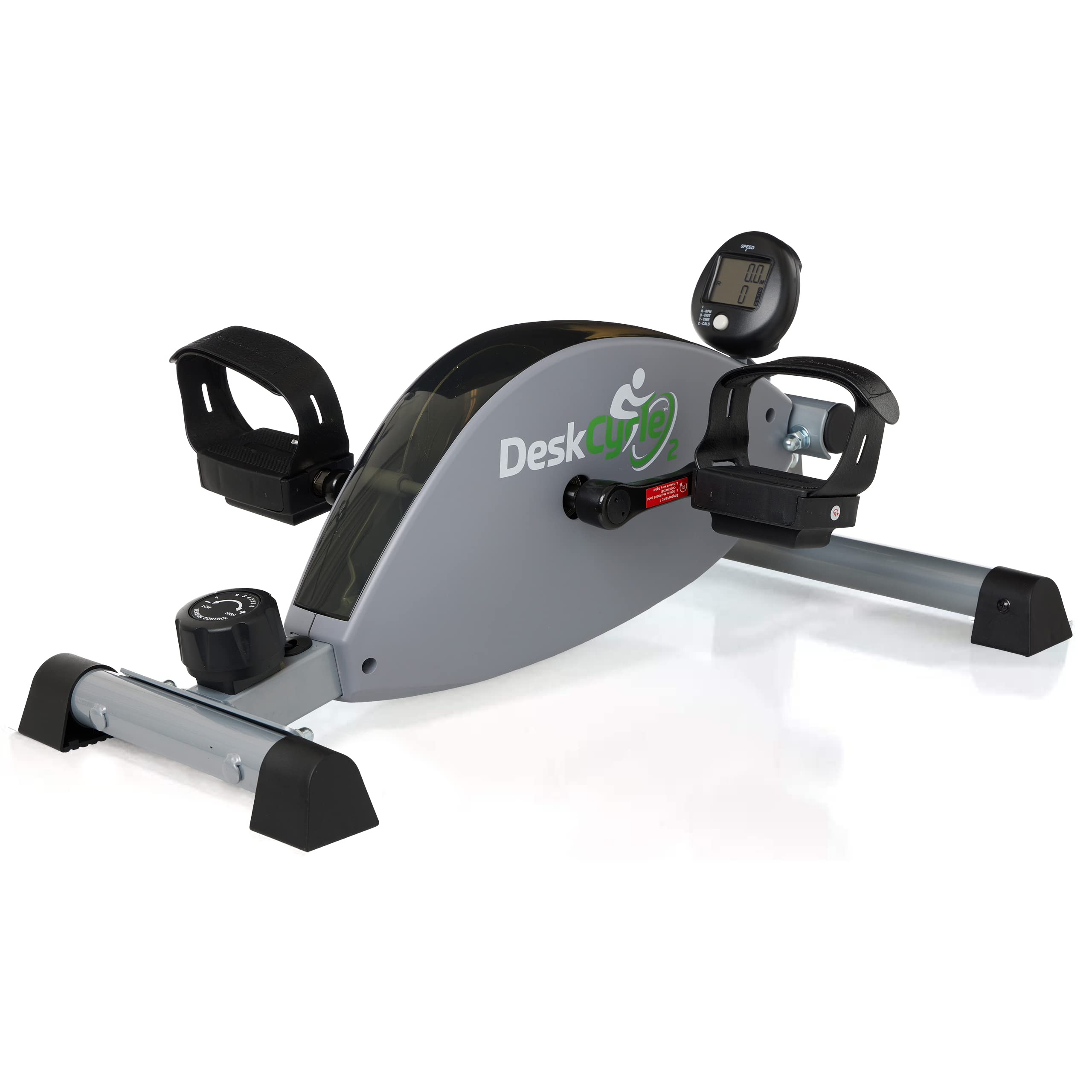 DeskCycle 2 Under Desk Bike Pedal Exerciser with Adjustable Leg - Mini Exercise Bike Desk Cycle, Leg Exerciser for Physical Therapy & Desk Exercise