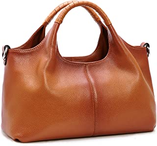 Genuine Leather Purses and Handbags for Women Shoulder Bag Top Handle Satchel Ladies Hobo Crossbody Bags
