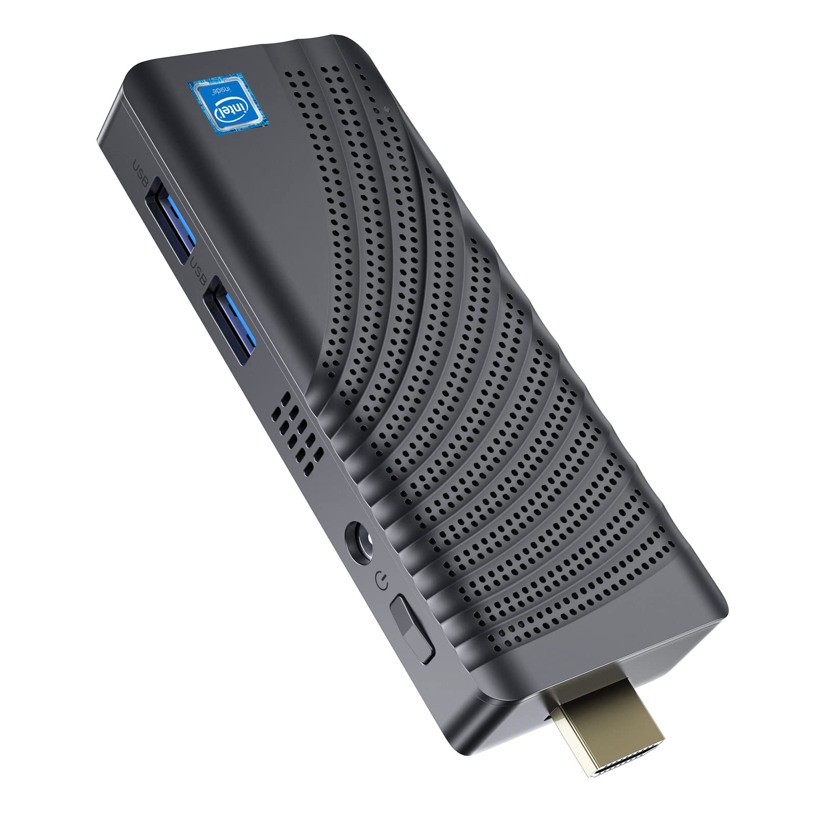 Mini PC Stick Intel Celeron N4000 (Up to 2.6GHz) Windows 10 Pro Mini Computer Stick 4GB DDR4 64GB eMMC Micro Desktop Small Form Factor PC Supports 4K HDMI, 2.4G/5G WiFi, Bluetooth 4.2, Auto Power On