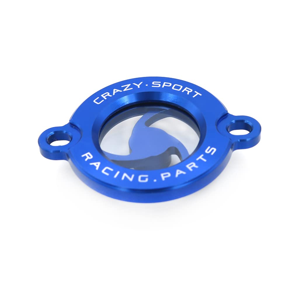 crazy sport Clear Engine Oil Filter Cover Cap Compatible with BAJAJ Pulsar 200 NS 200RS 200AS 2012-2020 19 17 15 200NS 200RS Motorcycle Plug Accessories