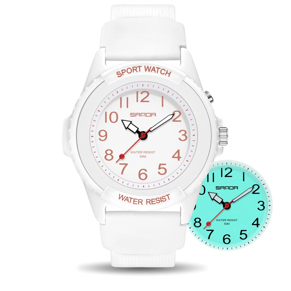 Women's Analog Quartz Watch Waterproof for Students Doctors Nurses for Watches Numerals Easy Read Dial Watches for Women Girls