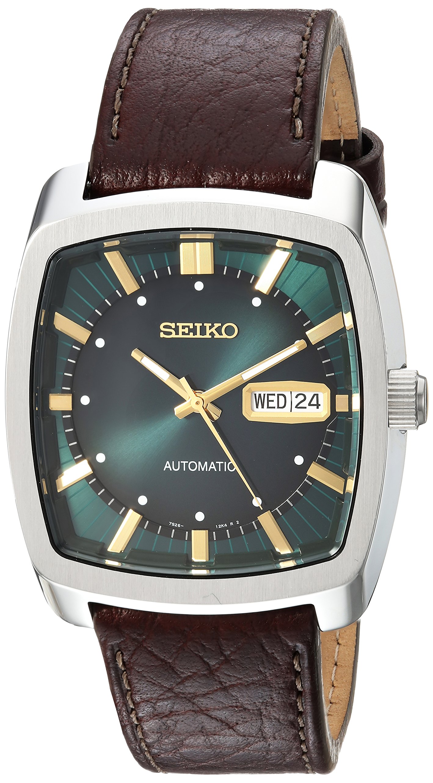 Men's Recraft Series Automatic Leather Casual Watch (Model: SNKP27)