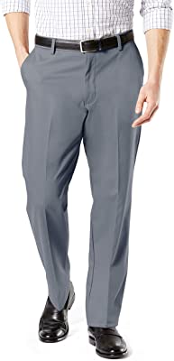 Men's Classic Fit Signature Khaki Lux Cotton Stretch Pants